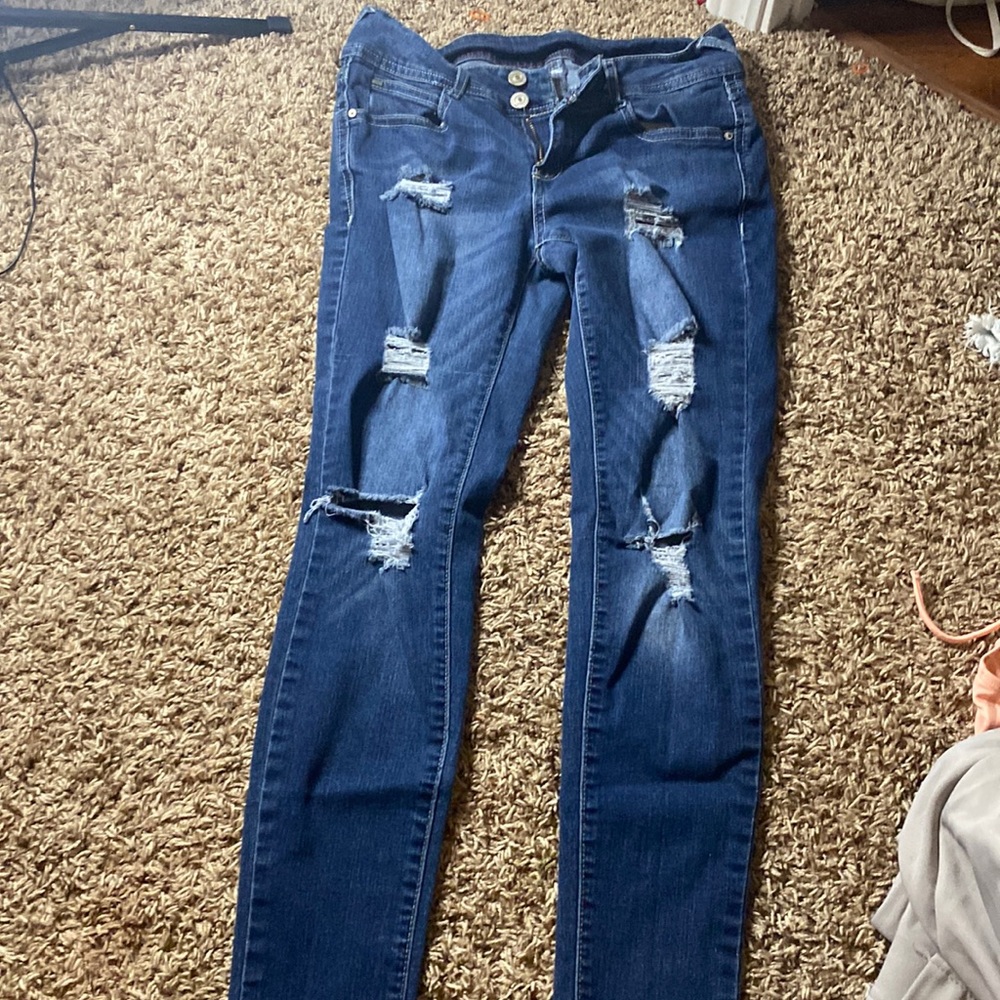 Wallflower Skinny Ripped Jeans